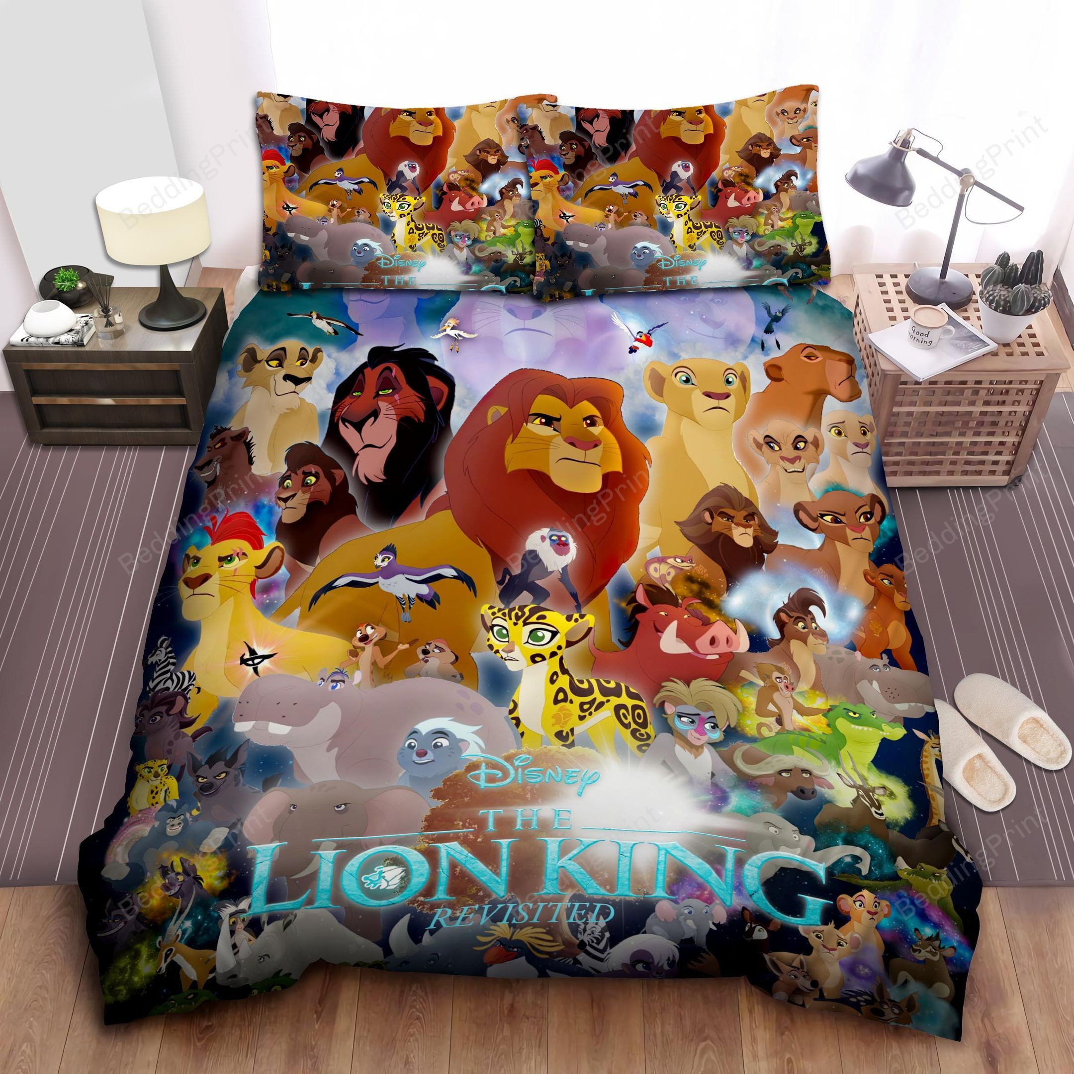 The Lion King Revisited Movie Poster Bed Sheets Duvet Cover Bedding Sets