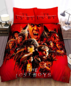 The Lost Boys Art Of All Faces And Emotions In The Film Movie Poster Bed Sheets Spread Comforter Duvet Cover Bedding Sets