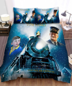 The Polar Express Movie Poster 3 Bed Sheets Duvet Cover Bedding Sets