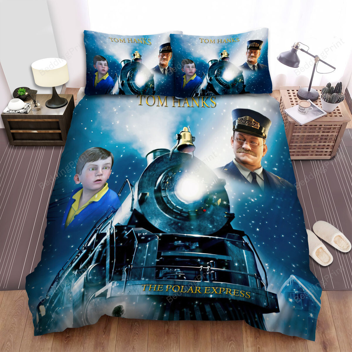 The Polar Express Movie Poster 3 Bed Sheets Duvet Cover Bedding Sets