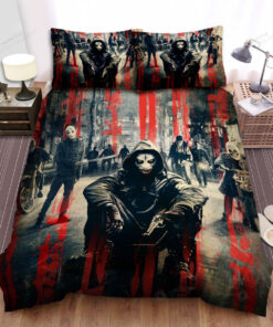 The Purge (series) Anarchy Bed Sheets Spread Comforter Duvet Cover Bedding Sets