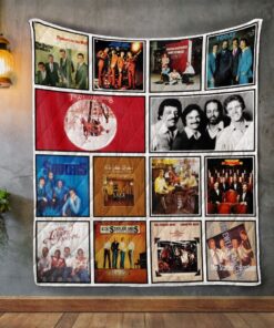 The Statler Brothers Album Covers Quilt Blanket