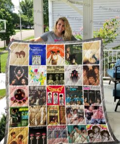 The Supremes Albums Cover Poster Quilt Blanket Ver 2