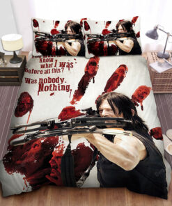 The Walking Dead Daryl Dixon Bed Sheets Duvet Cover Bedding Sets
