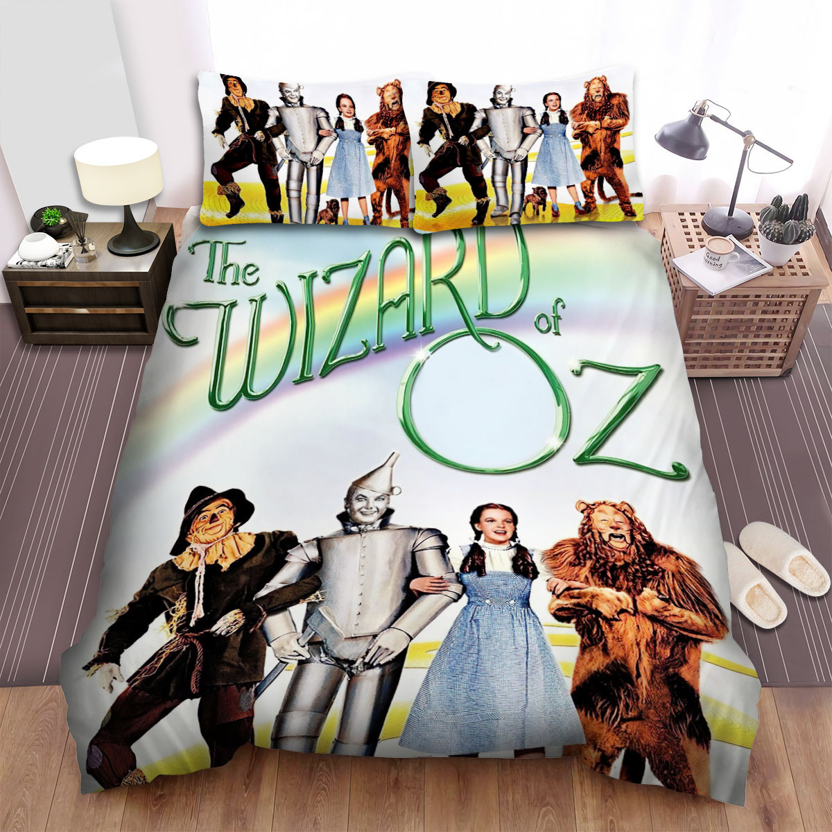 The Wizard Of Oz Movie Rainbow Photo Bed Sheets Spread Comforter Duvet Cover Bedding Sets