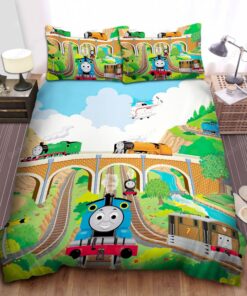 Thomas Train And Friends Characters Gallery Bed Sheets Duvet Cover Bedding Sets