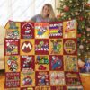 Tlmus Super Mario Quilt Blanket