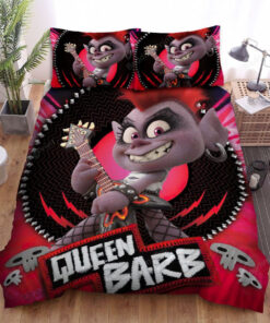 Trolls Queen Barb Respect The Rock Bed Sheets Duvet Cover Bedding Sets