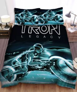 Tron: Legacy (2010) The Fastest Light Car Movie Poster Bed Sheets Duvet Cover Bedding Sets