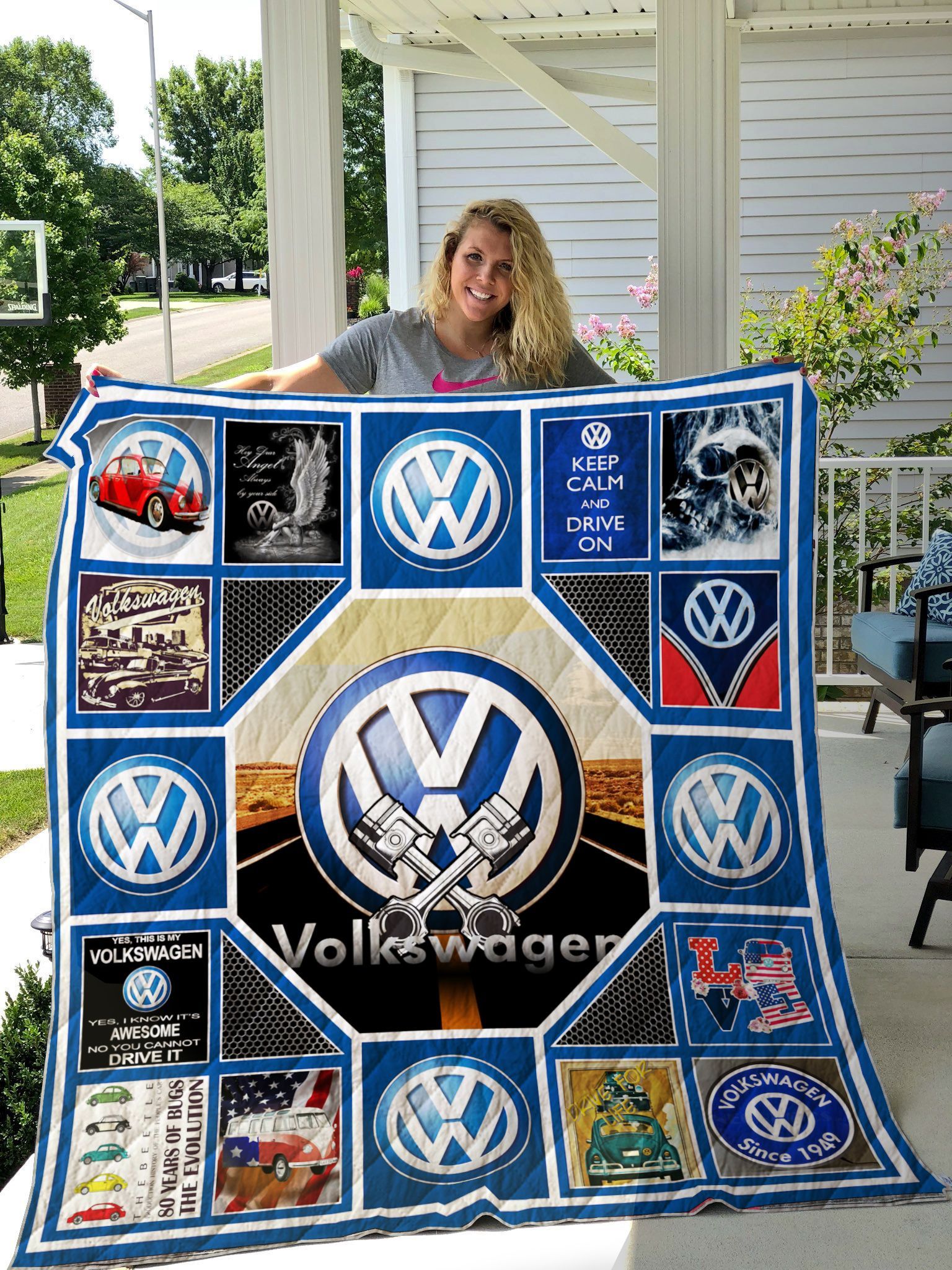 Volkswagen 1 Quilt Blanket
