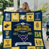 West Virginia Mountaineers Quilt Blanket 01