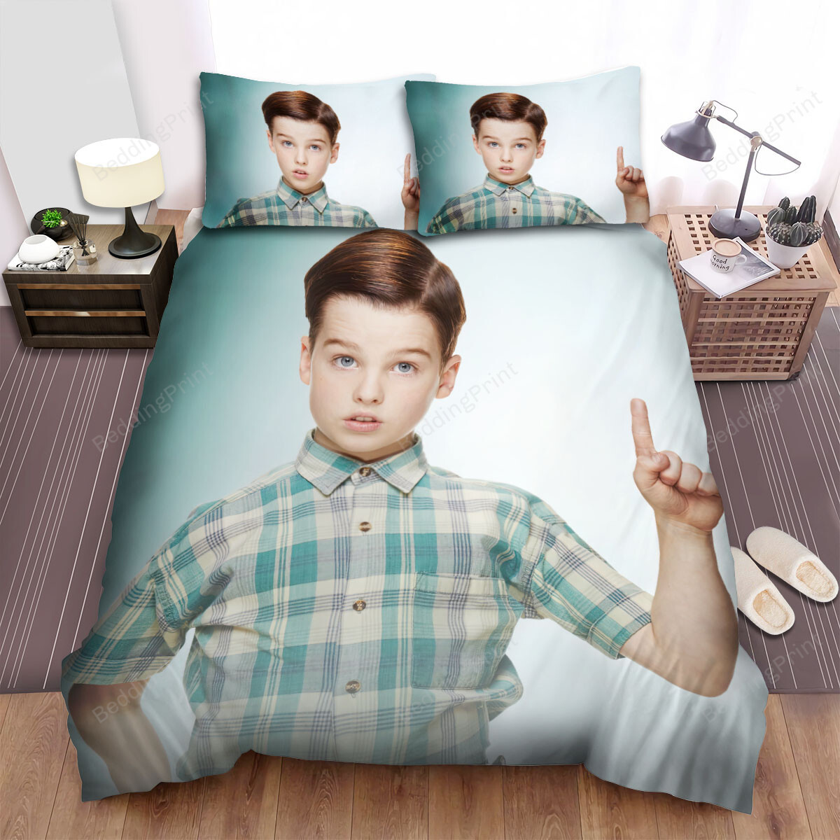 Young Sheldon (2017) Movie Poster Bed Sheets Duvet Cover Bedding Sets