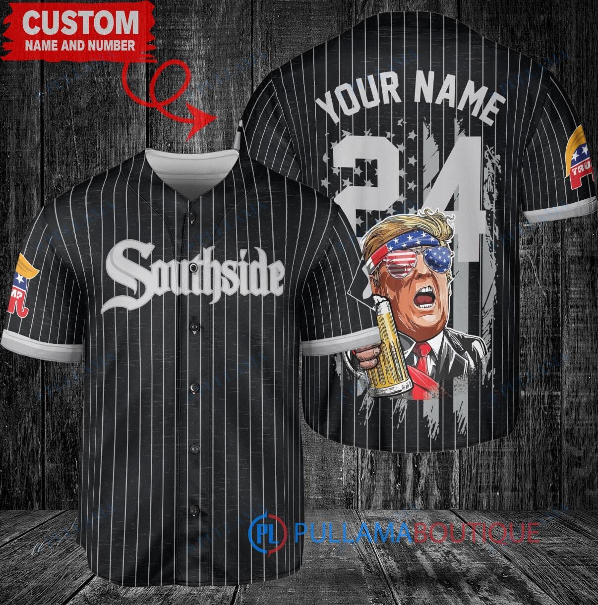 Chicago White Sox x Limited Edition with World Series Trophy Custom Baseball Jersey Black City Connect