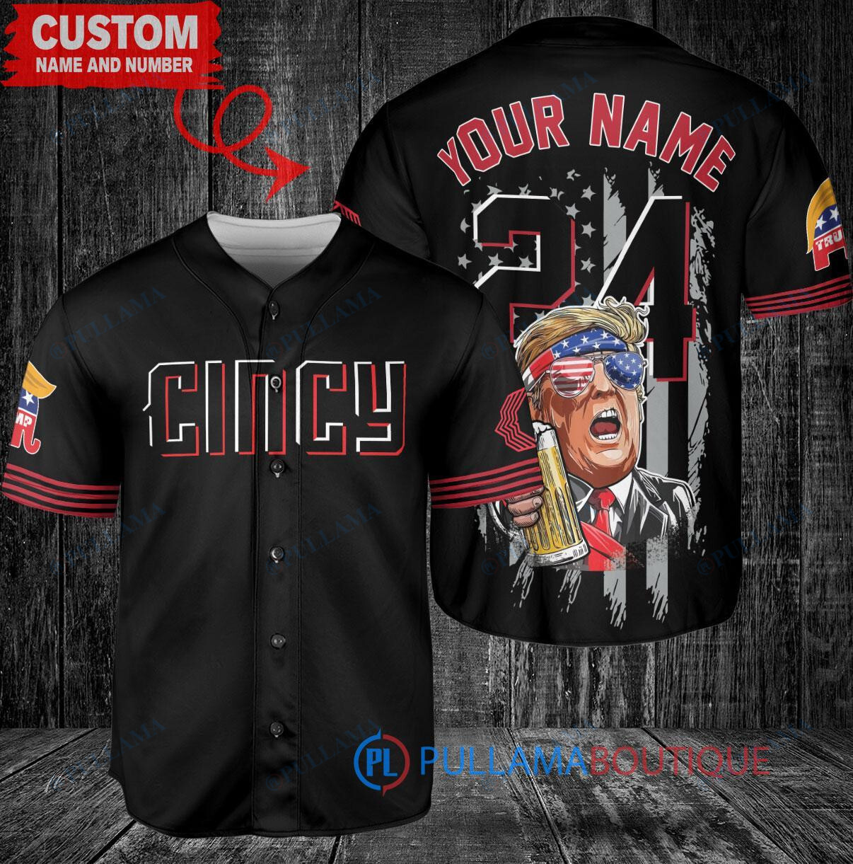 Cincinnati Reds x Limited Edition with World Series Trophy Custom Baseball Jersey Black 2023 City Connect