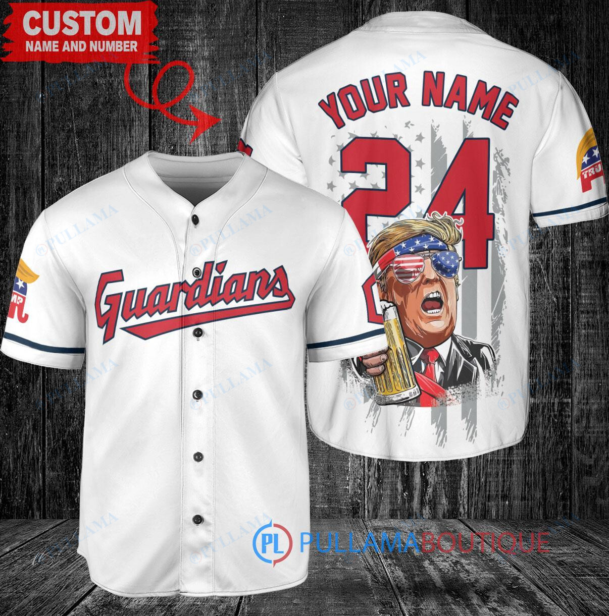 Cleveland Guardians Limited Edition World Series Trophy Baseball Jersey White