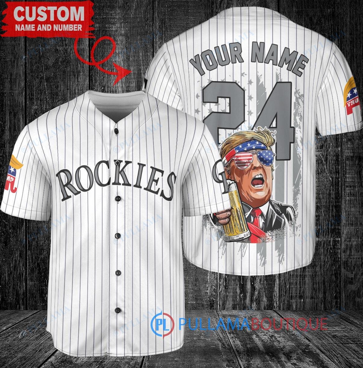 Colorado Rockies x Limited Edition with World Series Trophy Custom Baseball Jersey White