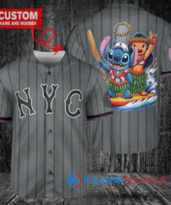 New York Mets x Lilo & Stitch with Trophy Baseball Jersey Graphite City Connect