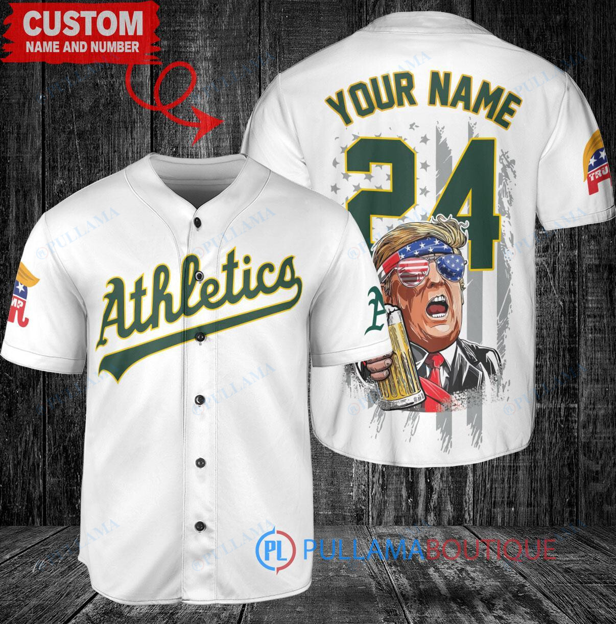 Oakland Athletics x Limited Edition with World Series Trophy Custom Baseball Jersey White