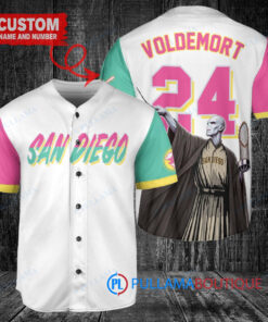 San Diego Padres x Lord Voldemort Baseball Jersey - White City Connect Trophy