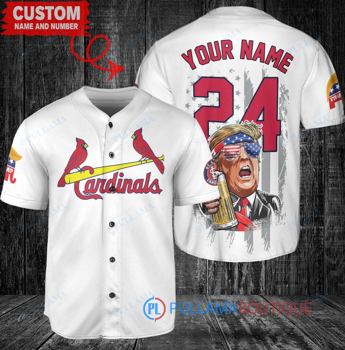 St. Louis Cardinals Limited Edition World Series Trophy Baseball Jersey